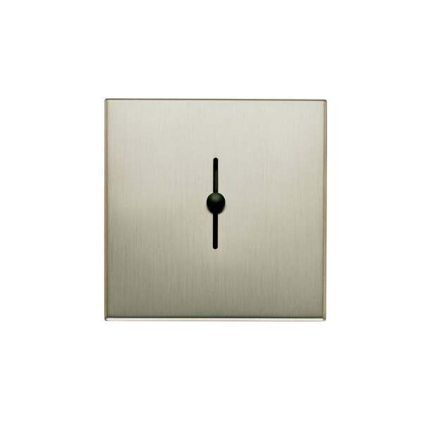 Variatieur à curseur Lyneo Alu brossé, 40-500W sans cadre - Lutron - LSSI-501B-FSN-M
