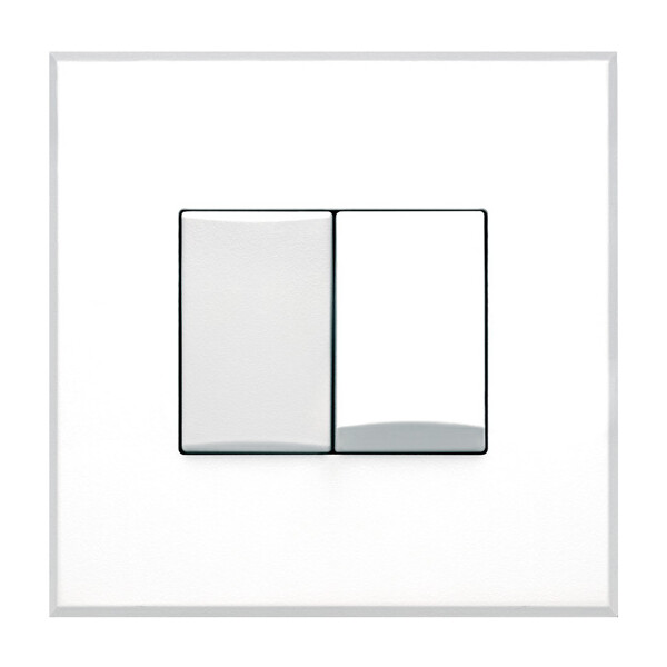 Interrupteur double va-et-vient Lutron Blanc, 2*10A 250V sans cadre - Lutron - RN-DS10-B-FAW-M