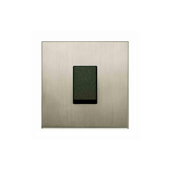 Interrupteur simple va-et-vient Lutron Alu Brossé, 10A 250V sans cadre - Lutron - RN-SS10-B-FSN-M