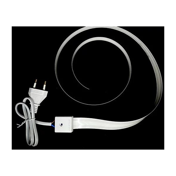 Câble électrique invisible 230V/16A Magic Elek avec les adaptateurs prises mâle et femelle - 10 mètres ajustables - Magic Elek - MKPO10M