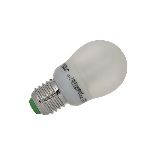 Ampoule fluocompacte sphérique E27 Megaman Compact Classic 9W 827 2700K 470lm - Megaman - MM19022I