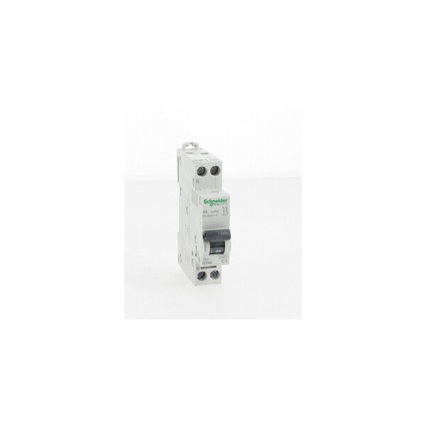Disjoncteur modulaire Multi 9 DT40 1 pôle plus N 3 A courbe C - Merlin Gerin - 21021