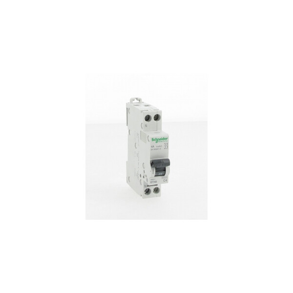 Disjoncteur modulaire Multi 9 DT40 1 pôle plus N 4 A courbe C - Merlin Gerin - 21022
