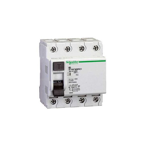 interrupteur différentiel ID 4P 40 A classe AC 300 mA - Merlin Gerin - 23199