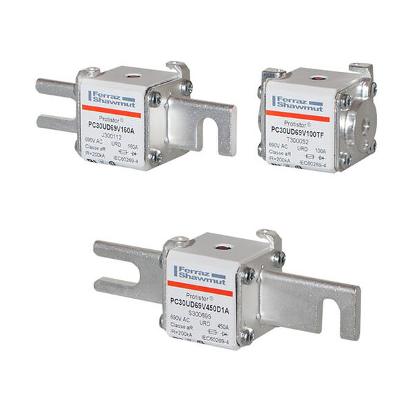Fusible30 type ef ar 125a - indicateur - 690v - Mersen - Ferraz - L300091