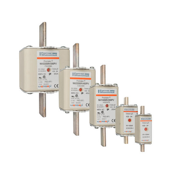 Fusible 2 gs 400a - indicateur - 690v - Mersen - Ferraz - A322483