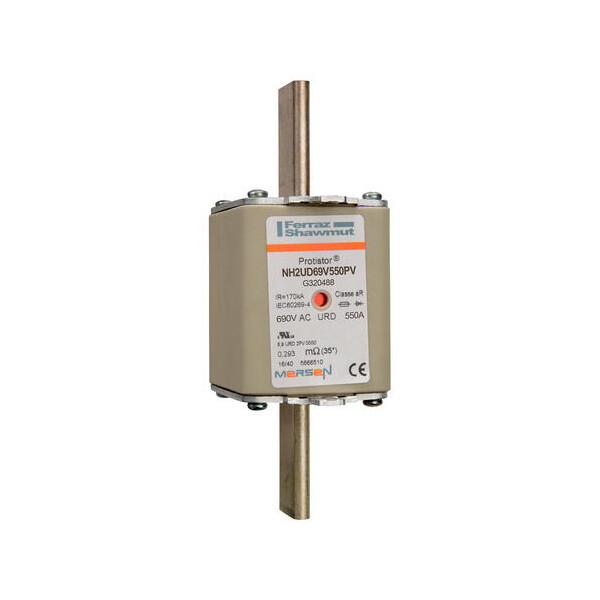 Fusible 2 ar 550a - indicateur - 690v - Mersen - Ferraz - G320488