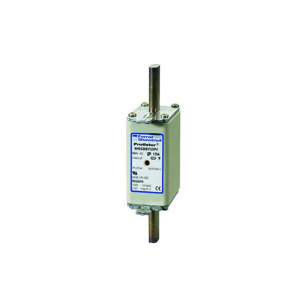 Fusible 1 gs 125a - indicateur - 690v - Mersen - Ferraz - X322365