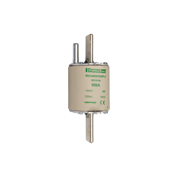 Fusible nh2 am 500a - percuteur - 500v - Mersen - Ferraz - W214149
