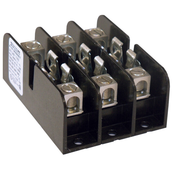 Bloc-fusible 300vac/dc classe t 60a 3pôles boîtier à fermeture clipsée renforcée - Mersen - Ferraz - 30608T