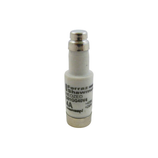Fusible bouteille d01 (e14)  gg 4a - 400 vac / 250 vdc - neozed - Mersen - Ferraz - W200809