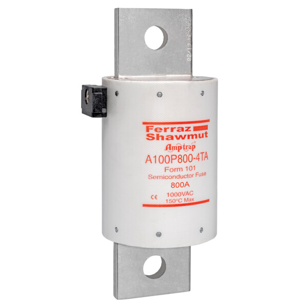 Fusible ultra rapide a100p 1000vac 750vdc 800a boulonné couteau indicateur ta - Mersen - Ferraz - A100P800-4TA