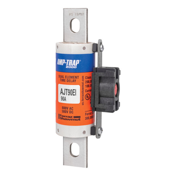 Fusible ajt - classe j - action temporisée 600vac 500vdc 90a indicateur type ei - Mersen - Ferraz - AJT90EI