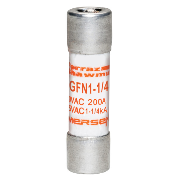 Fusible gfn - midget - action temporisée 250vac 1.25a capsule indicateur visuel - Mersen - Ferraz - GFN1-1/4