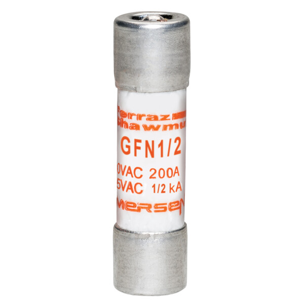 Fusible gfn - midget - action temporisée 250vac 0.5a capsule indicateur visuel - Mersen - Ferraz - GFN1/2