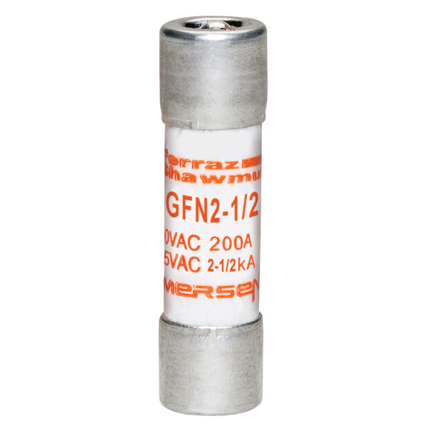 Fusible gfn - midget - action temporisée 250vac 2.5a capsule indicateur visuel - Mersen - Ferraz - GFN2-1/2