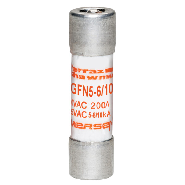 Fusible gfn - midget - action temporisée 250vac 5.6a capsule indicateur visuel - Mersen - Ferraz - GFN5-6/10