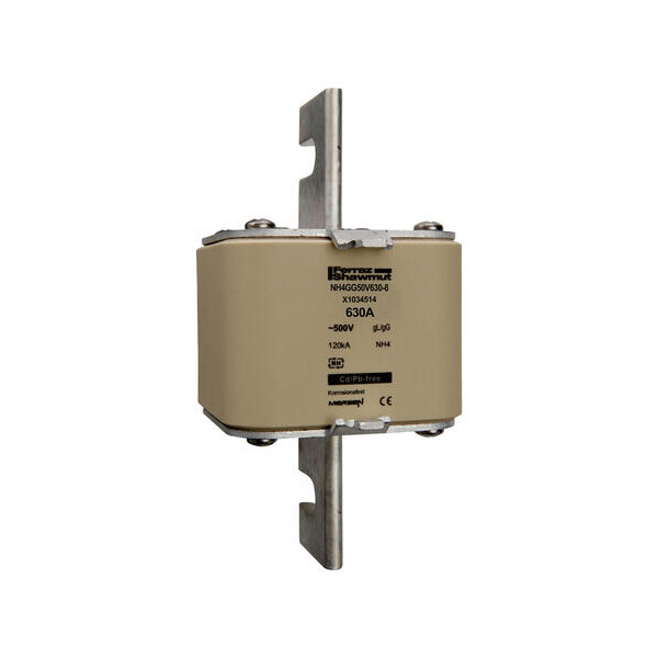 Fus - cei - din nh - 4 - gg - 500vac - 630a - indicateur - Mersen - Ferraz - X1034514