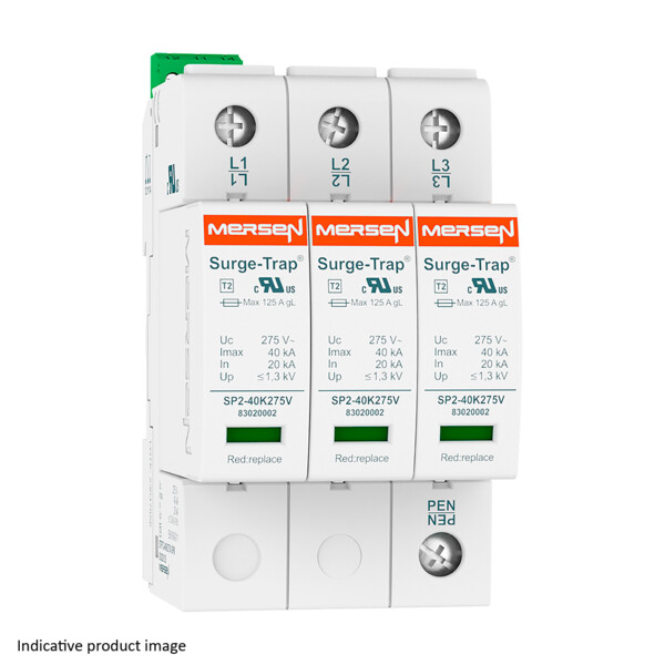 Spd t2,30ka,uc850v,3+0 tnc,3p,deb,m - Mersen - Ferraz - 83020247