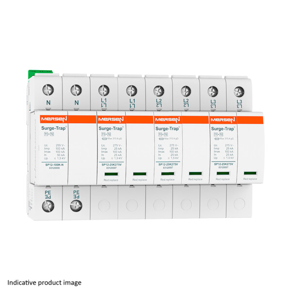 Spd t1+2,25ka,uc275v,3+1 tt,4p,8 modules, deb - Mersen - Ferraz - 83120150