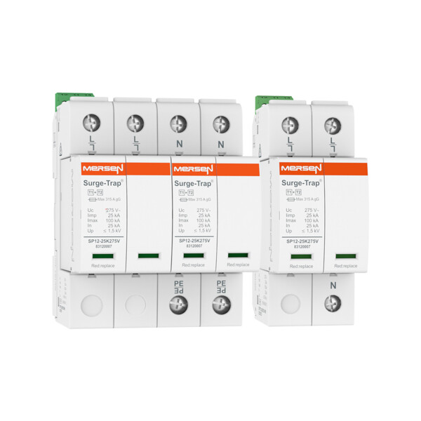 Spd t1+2,25ka,uc275v,3+0 tnc,3p,deb,6 modules, m - Mersen - Ferraz - 83120159