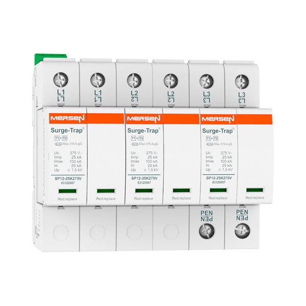 Spd t1+2,25ka,uc275v,3+0 tnc,3p,deb,6 modules, m - Mersen - Ferraz - 83120159