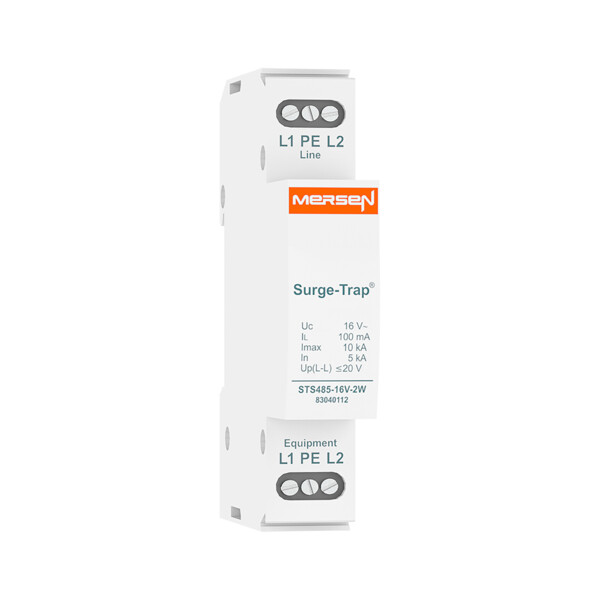 Spd for rs485 communications. maximum current 10ka, 1 pair, 12v - Mersen - Ferraz - 83040112