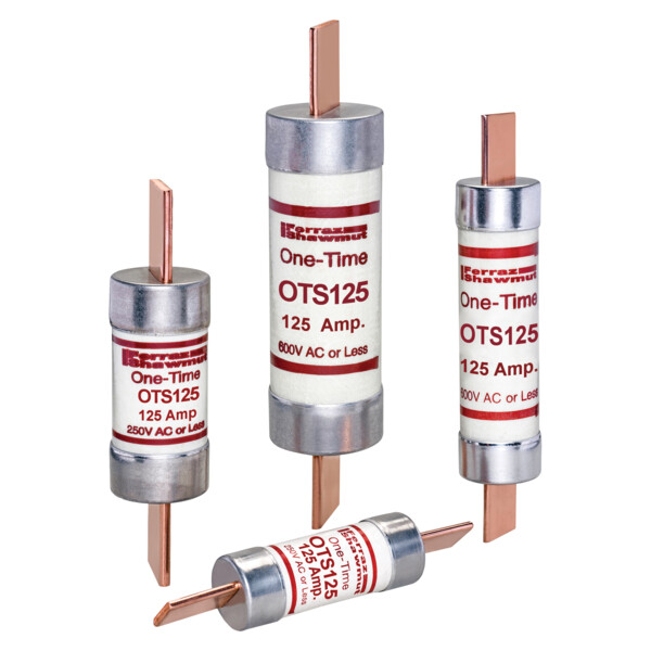 Fusible ots - classe k5 - action rapide 600vac 300vdc 125a couteau - Mersen - Ferraz - OTS125