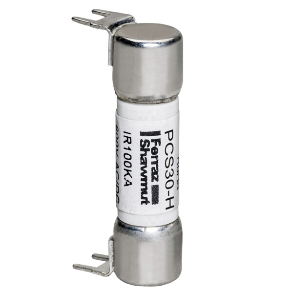 Fusible pcs - midget - action rapide 600vac 600vdc 30a montage double trou - Mersen - Ferraz - PCS30-H