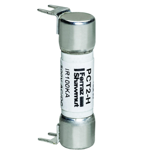 Fusible pct - midget - action temporisée 500vac 2a montage double trou - Mersen - Ferraz - PCT2-H