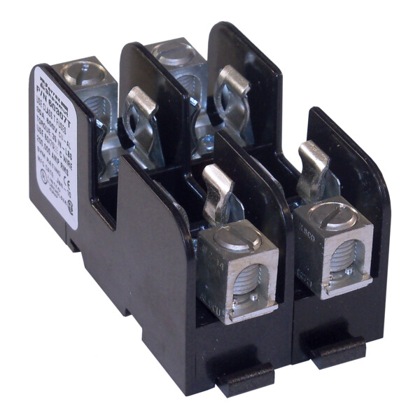 Bloc-fusible 600vac/dc classe t 30a 2pôles boîtier à fermeture clipsée renforcée - Mersen - Ferraz - 60307T