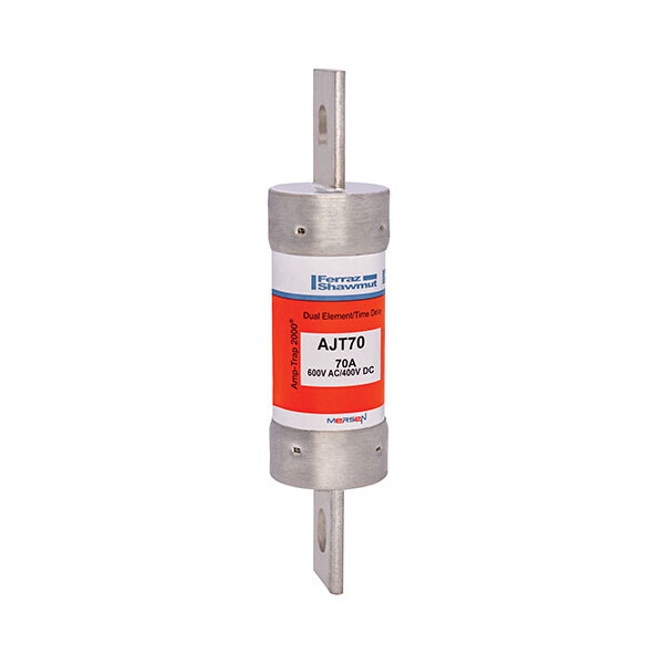 Fusible tempo ajt v :  600 ac / 500 dc calibre a : 70 27 x 117 - Mersen - Ferraz - AJT70