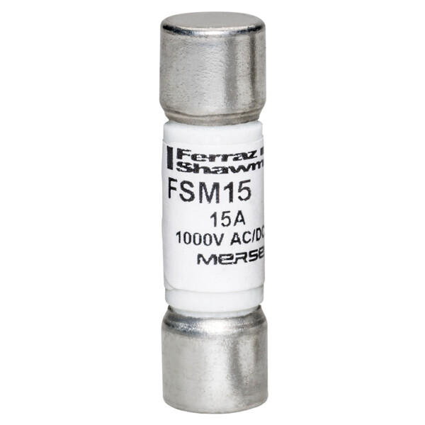 Fusible fsm (multi-meter) v : 1000 calibre a : 15 10x38 - Mersen - Ferraz - FSM15