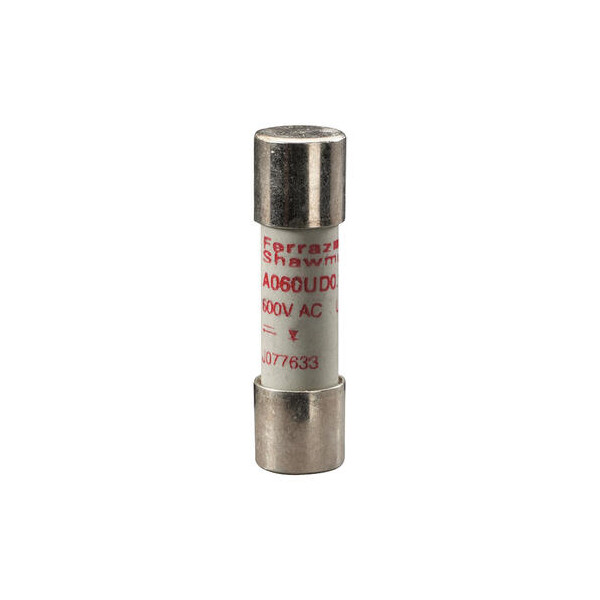 Fusible  - ultra rapide - cylindrique - 10x38 mm - ar - 600vac - 0.125a - Mersen - Ferraz - J077633