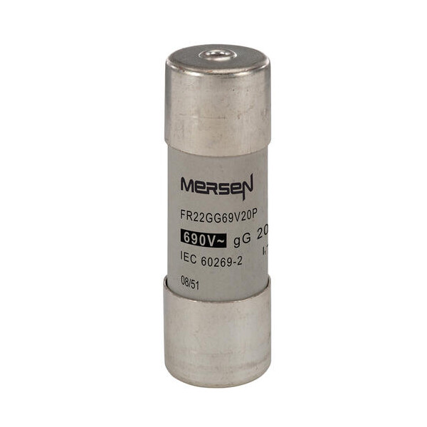 Cartouche fusible Mersen type gG 20A avec percuteur 22x58 mm 690V - Mersen - Ferraz - P222975