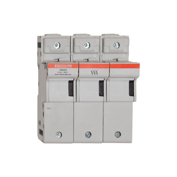 Porte-Cartouche fusible Mersen Modulostar 3P 125A pour Cartouche fusible 22x58mm IP20 - Mersen - Ferraz - E331135