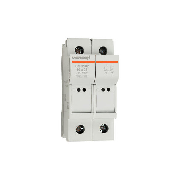 Porte-Cartouche fusible Mersen Modulostar 2P 32A pour Cartouche fusible 10x38mm IP20 - Mersen - Ferraz - H1062699