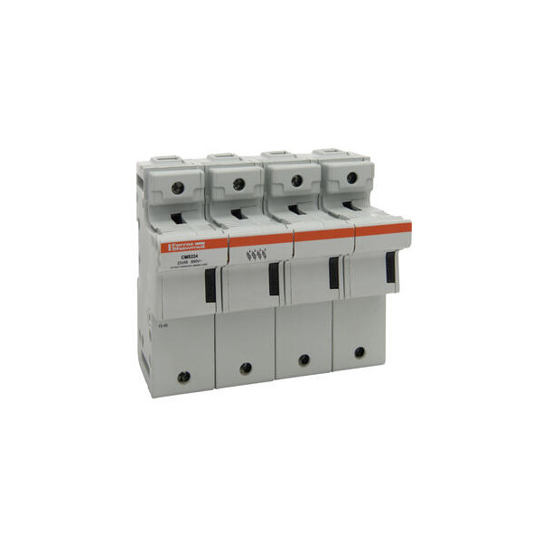 Porte-Cartouche fusible Mersen Modulostar 4P 125A pour Cartouche fusible 22x58mm IP20 - Mersen - Ferraz - Q331099