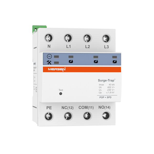 Parafoudre Mersen 40kA Imax, 400V Uc Type 2  - Mersen - Ferraz - 83060101