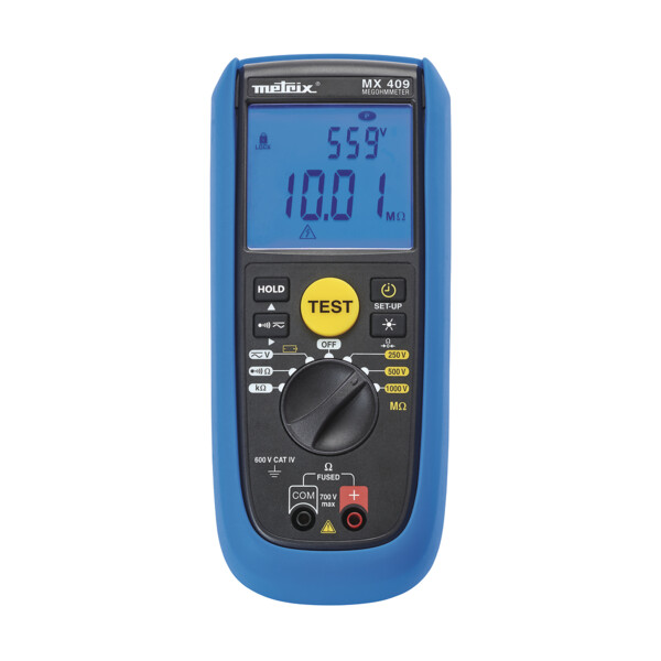 contrôleur d’isolement megohmmetre 1000V MX 409 - Metrix - MX0409