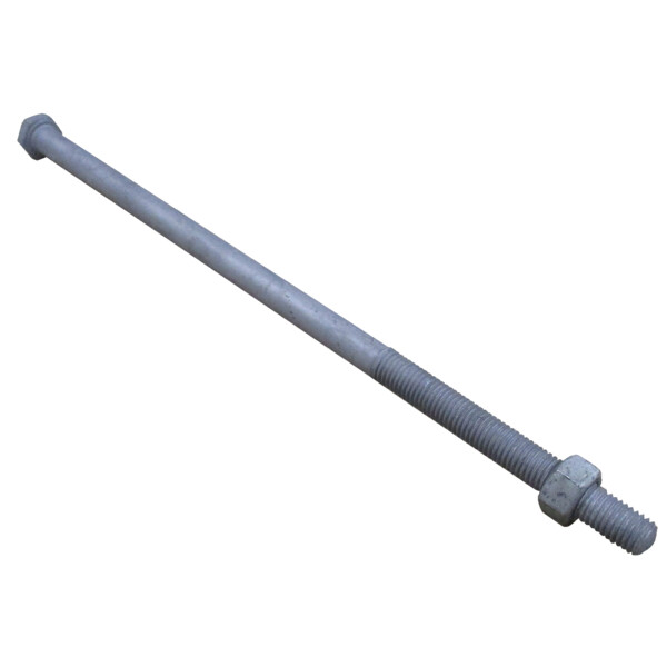 Boulon acier galvanisé 12x300 (vis+écrou) - 6800655 - Michaud - BC112