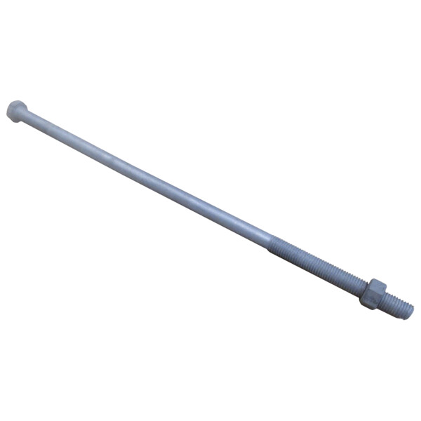Boulon acier galvanisé 12x350 (vis+écrou) - 6800658 - Michaud - BC113