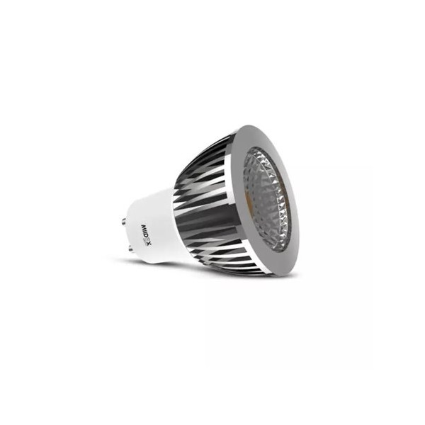 Led 6w gu10 4000k 75° alu dim - Miidex - 100548