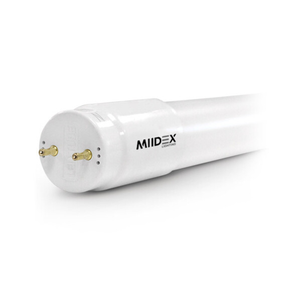 Lampe Tube LED T8 18 W 4000 K 1900 lum 1200 mm Miidex - Phase Neutre  Starter du même coté - Miidex - 75990