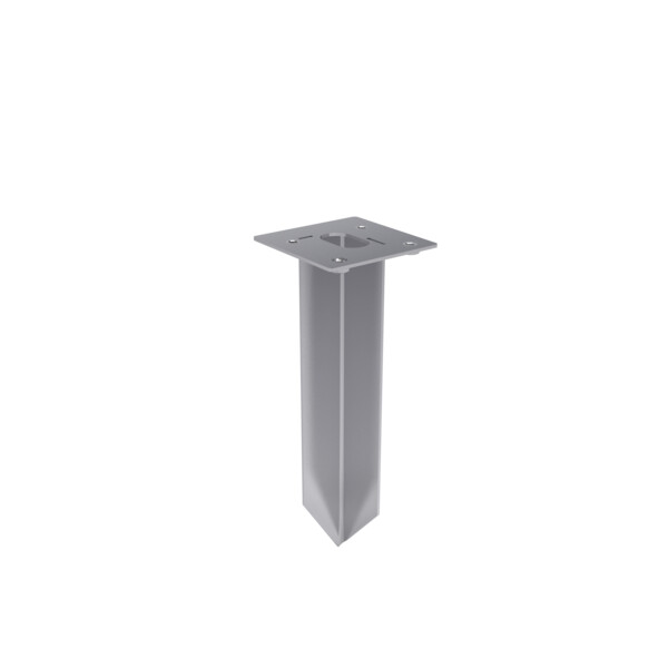 Piquet pelouse pour borne de jardin BOJA BUBOX : 230x85x85mm et embase 80x80mm - Modelec - BJK000100