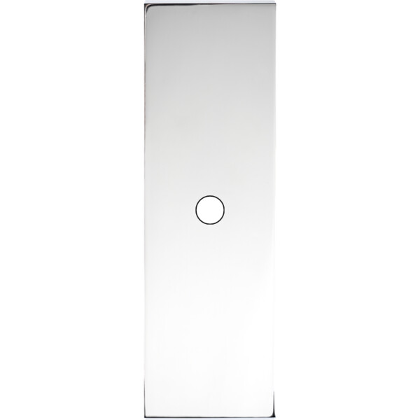 Façade Confidence Laiton  Chrome étroite longue 1 PUSH sans vis (121-415M) - Modelec - 121415M
