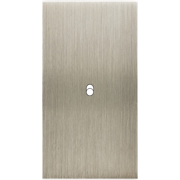 Façade Confidence Laiton  Acier double verticale 1 basculeur sans vis (151-412M) - Modelec - 151412M