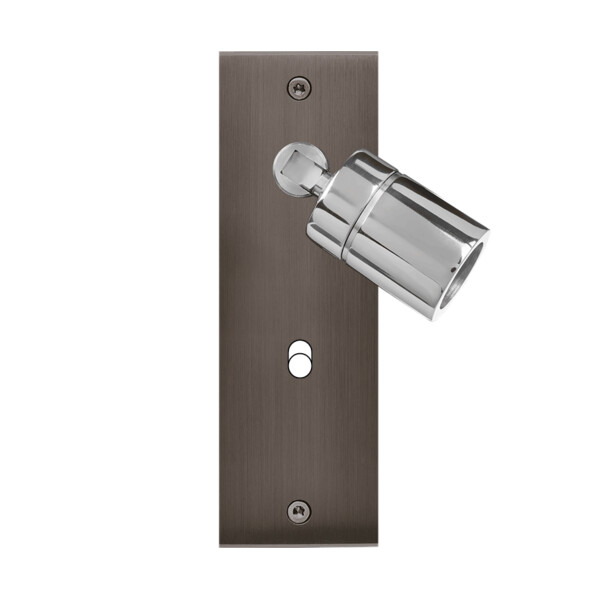 Façade Confidence Laiton  Canon de Fusil étroite longue 1 basculeur + SPOT 360° (202-414) - Modelec - 202414