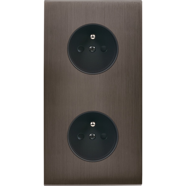 Façade Confidence Laiton  Canon de Fusil double verticale PC PC sans vis (280-414M) - Modelec - 280414M