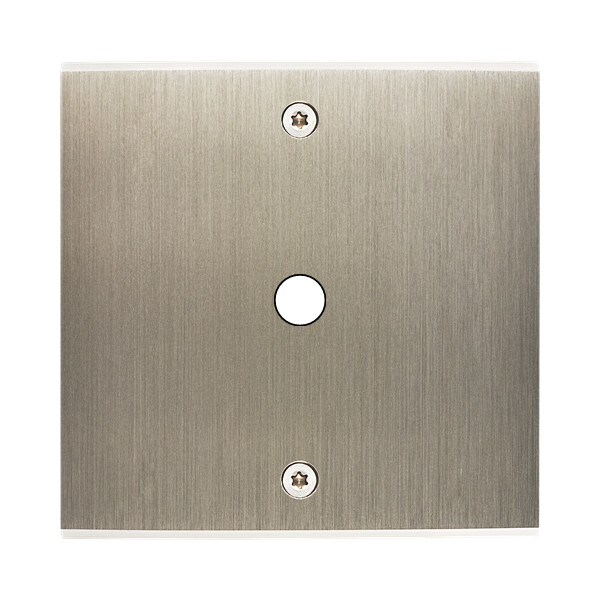 Façade Confidence Laiton  Acier simple 1 PUSH à vis (141-412) - Modelec - 141412